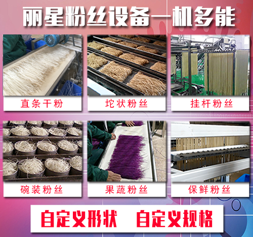 丽星粉丝机成品展示图