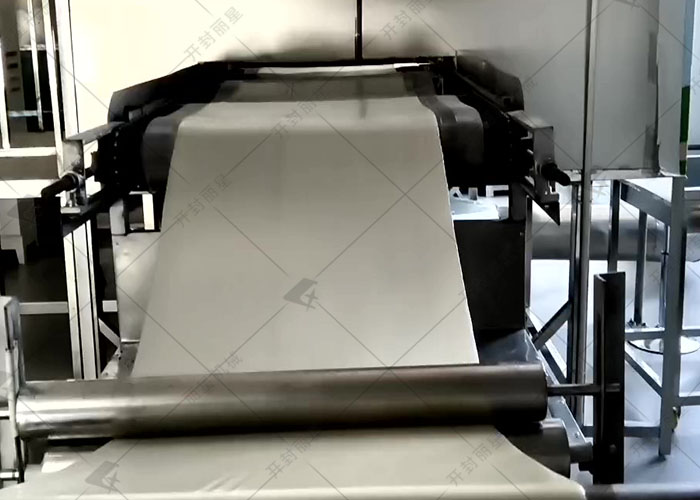 丽星自动化粉条生产线在安徽试机运行中