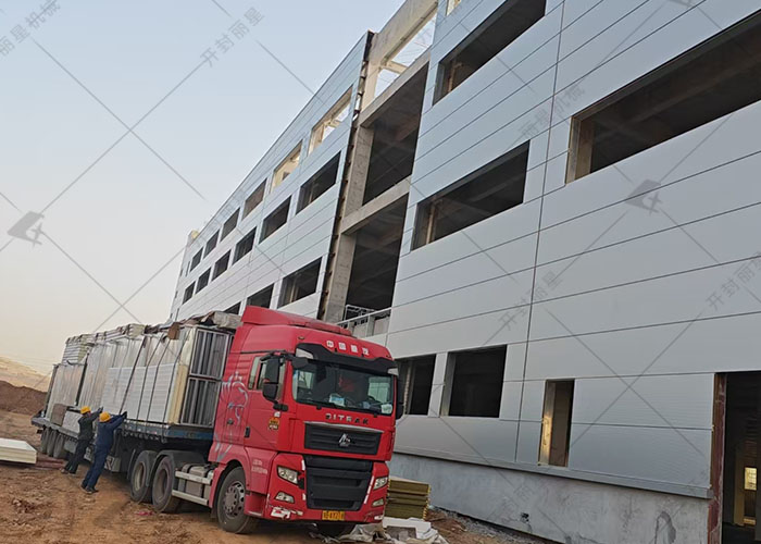 丽星大型粉丝设备配套烘干线送达安阳