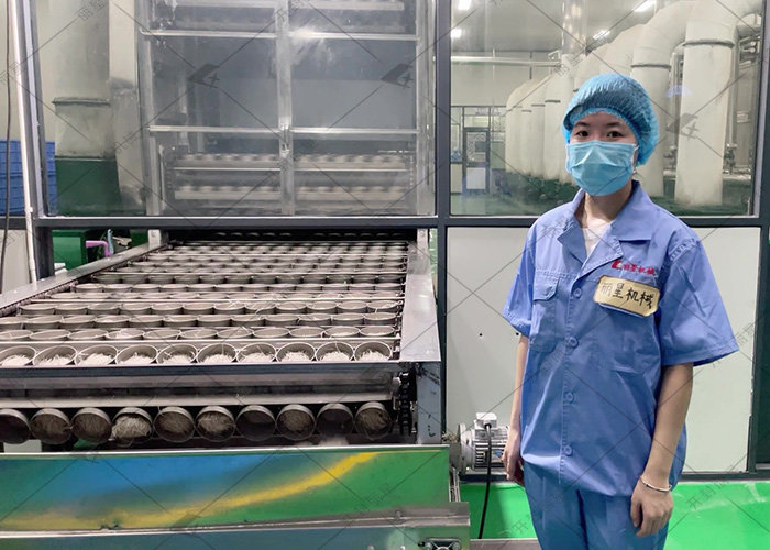 以实景见实力，丽星方便粉丝生产线欢迎考察