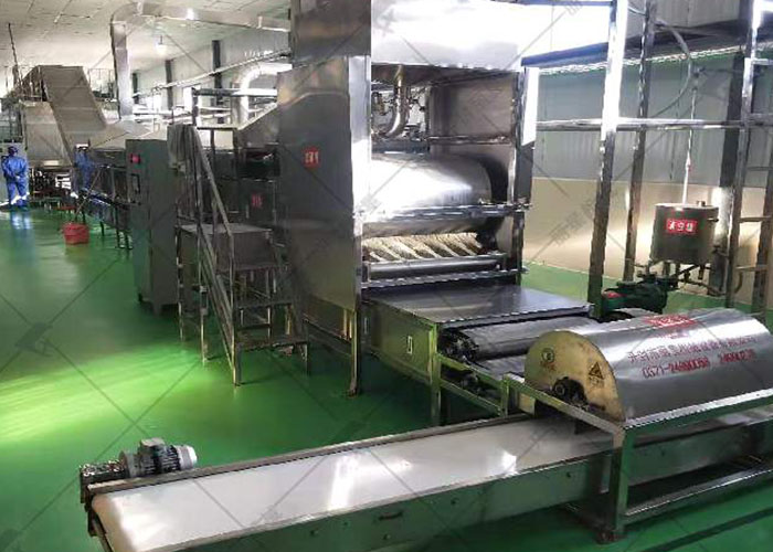 丽星一体化感应铺浆苕皮机运行工序拆解